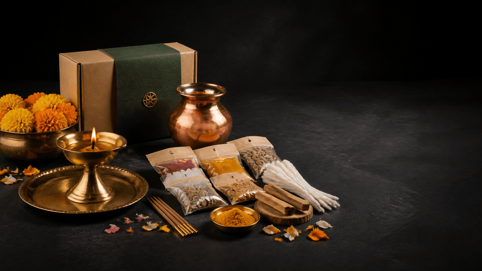 A curated collection of PoojaSaathi ritual essentials